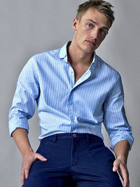 passar camisa social manga comprida