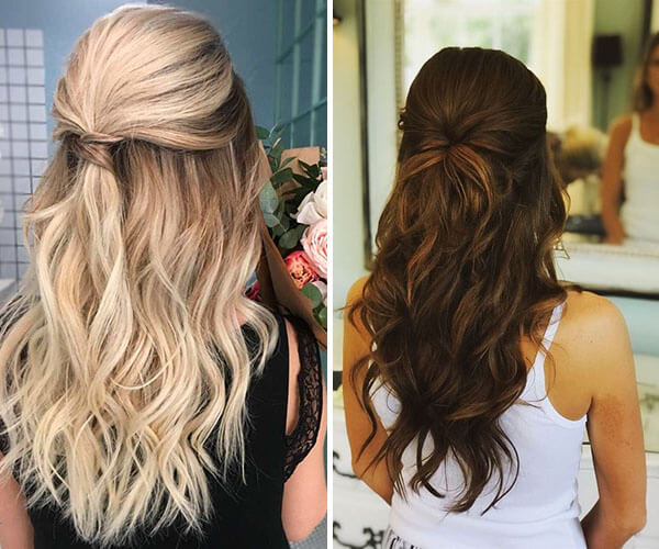 penteados para formatura cabelo solto