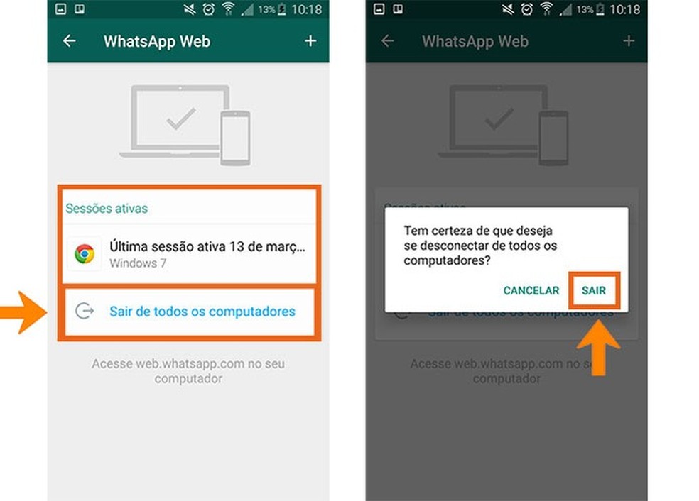 O que fazer se meu WhatsApp for clonado?