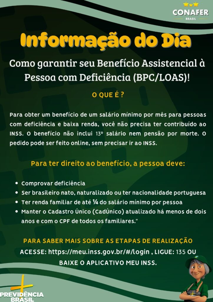 quem tem direito ao bpc loas
