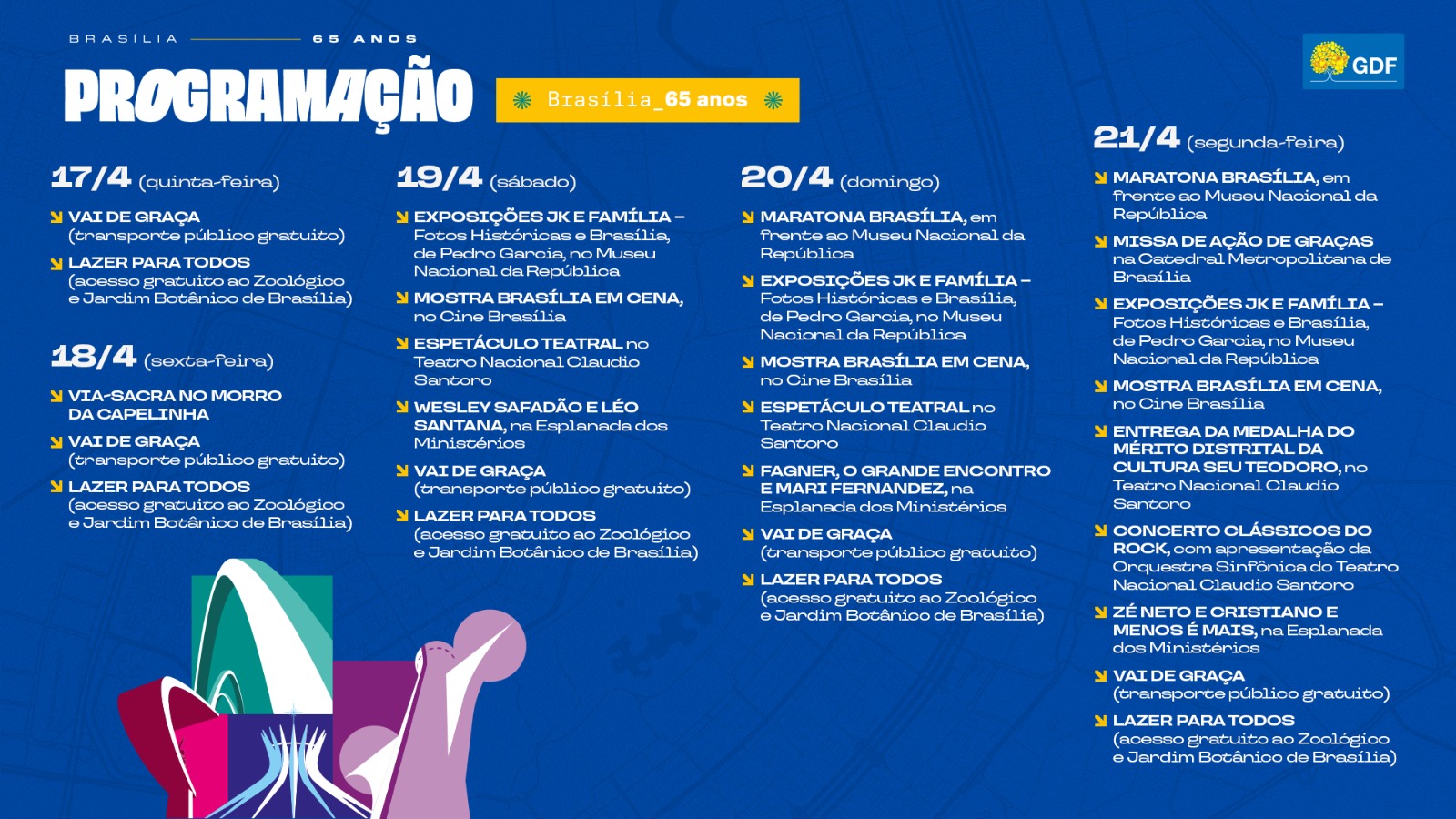 Roteiro Cultural para a Semana Santa no DF