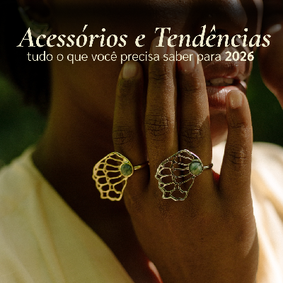 tendências de acessórios dourados 2026