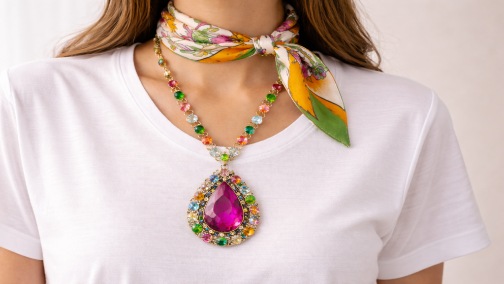 Pérolas em 2026: A volta triunfal em joias statement