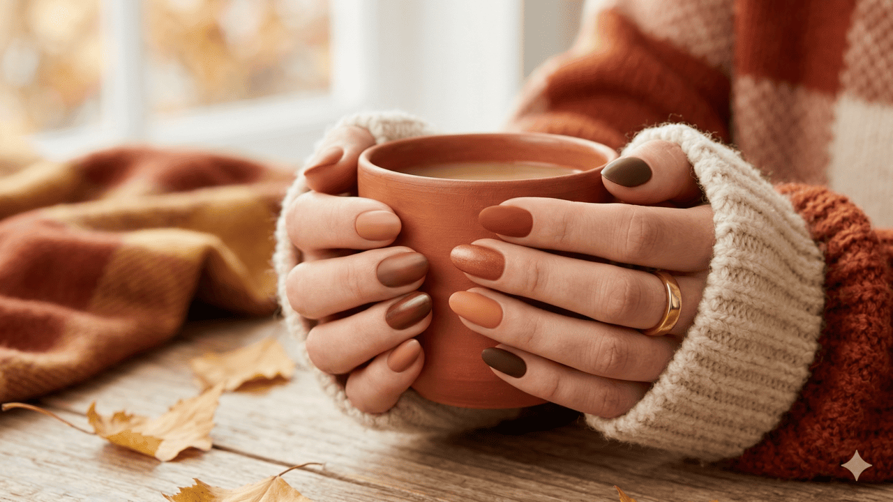 tendências de cores de esmalte outono 2026