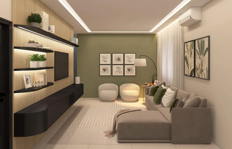 Dicas de Móveis e Tapetes Claros para Salas Aconchegantes