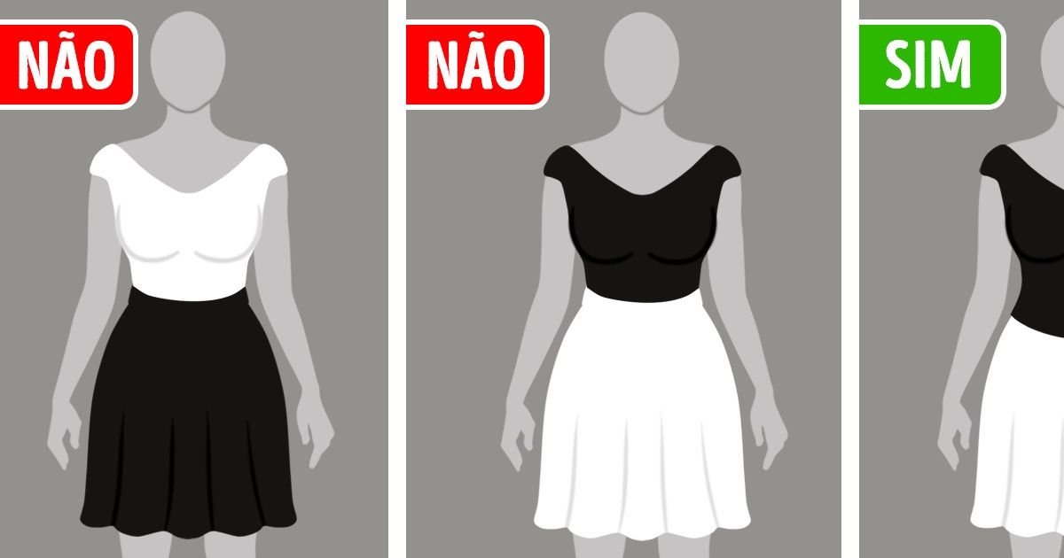 truques para aumentar o busto com a roupa