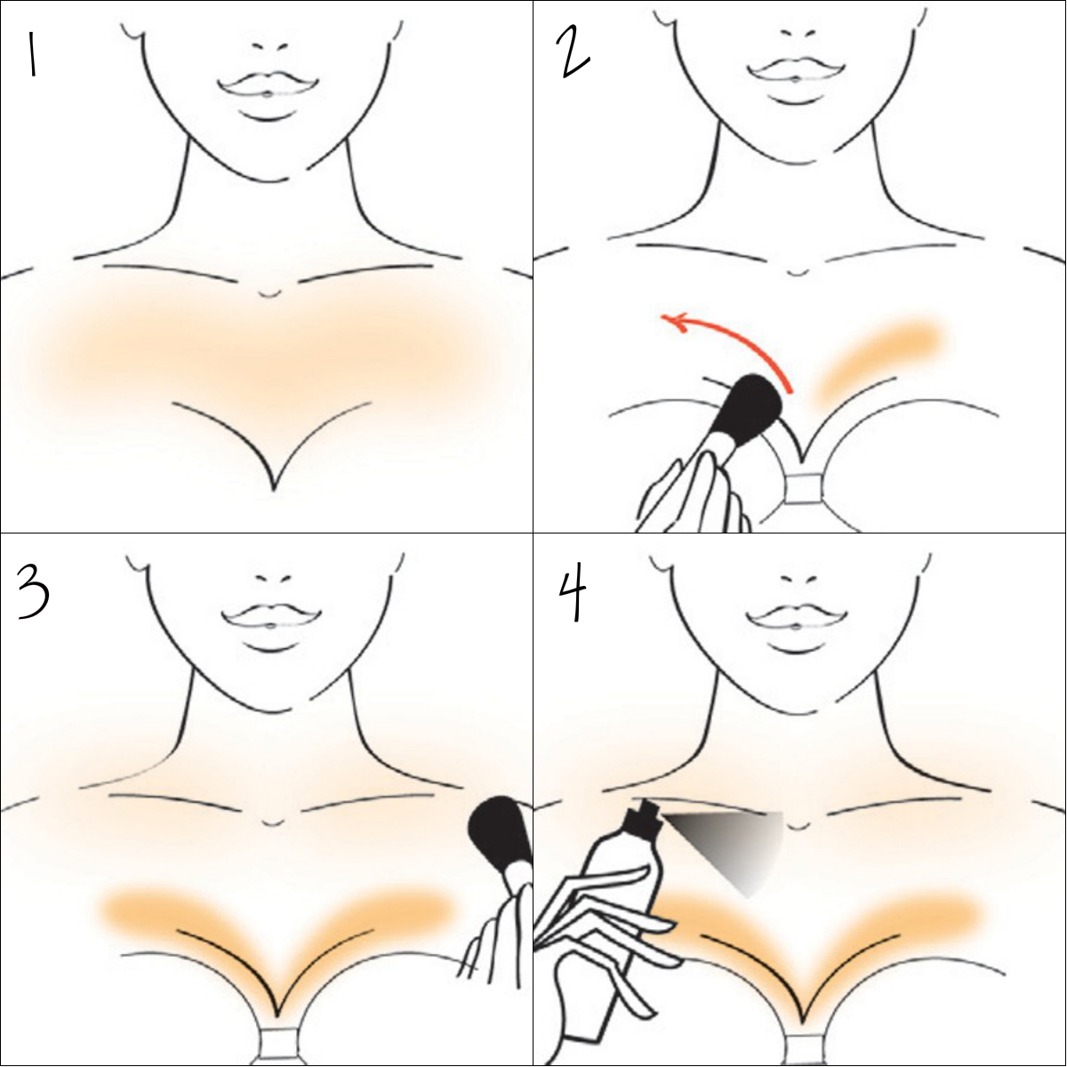 truques para aumentar o busto com a roupa