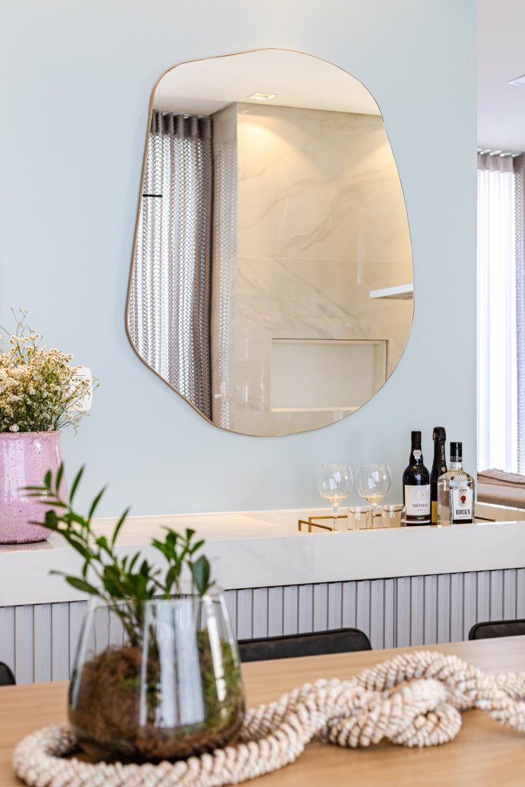 usar espelhos redondos decoração