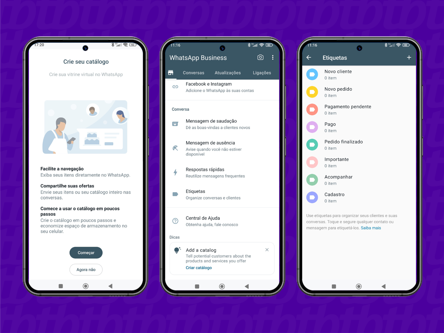 Como criar um catálogo de produtos no WhatsApp Business