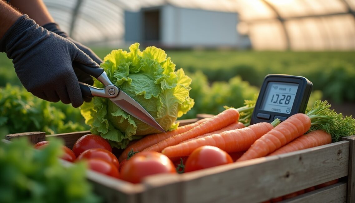 O Impacto do Horário na Qualidade da Colheita de Hortaliças