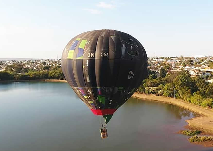 Voos de balão em Brasília: Vistas aéreas da capital e Lago Paranoá